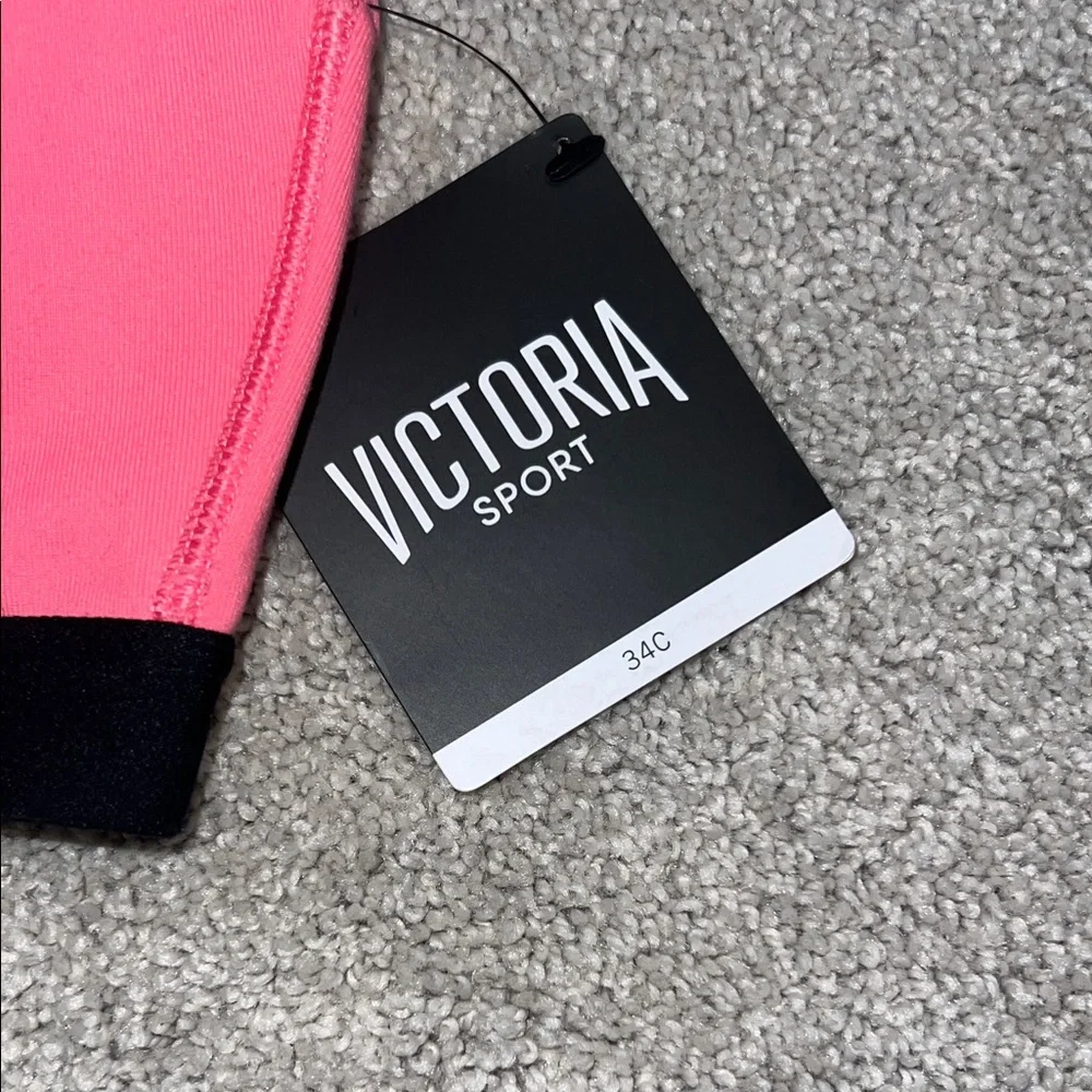 Victoria’s Secret Pink Zip Front Sports Bra - Picture 3 of 3